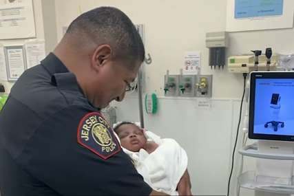 Heroj bez plašta: Policajac spasio bebu nakon što je muškarac bacio sa drugog sprata (VIDEO)