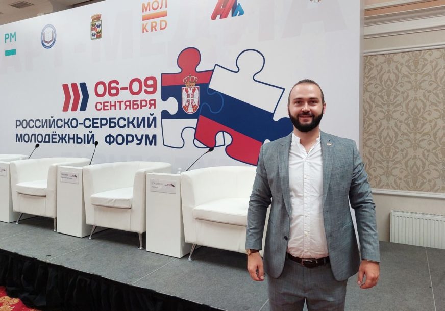 "Velika mi je čast" Aljetić jedini predstavnik iz Republike Srpske na srpsko – ruskom forumu u Rusiji