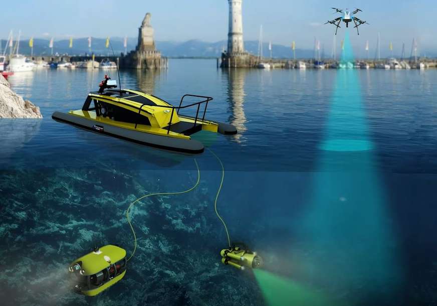 PRVI U SVIJETU U Dubrovniku testiran sistem robota za skupljanje otpada u moru (VIDEO)