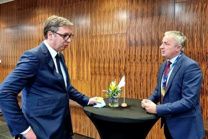 Borenović sa Vučićem na Samitu EU - Zapadni Balkan: Prijateljstvo Srbije i Srpske put da se lakše odoli svim izazovima (FOTO)