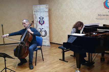 Koncert dua violončelo-klavir: Renomirani muzički umjetnici iz Beograda nastupili u Istočnom Sarajevu