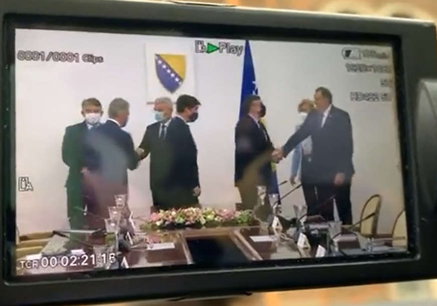 Ovako je Dodik pozdravio Palmera: U toku sastanak u Predsjedništvu BiH (VIDEO)