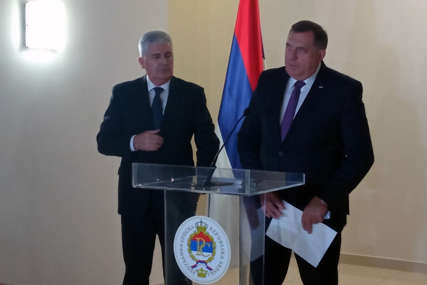 Dodik nakon sastanka sa Čovićem "Pravo konstitutivnog naroda je da bira svoje političke predstavnike"