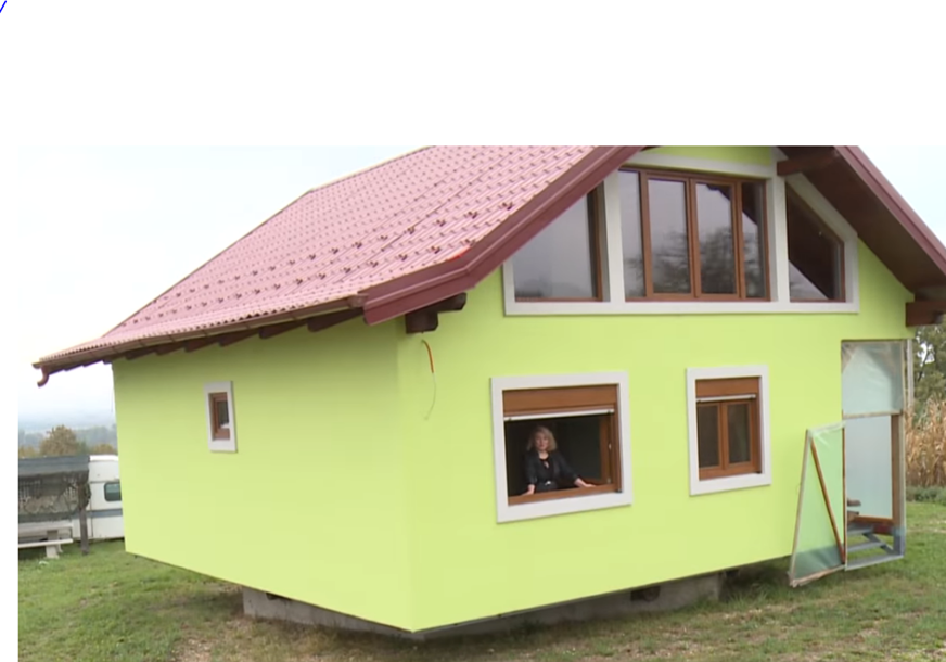SVE ZA NEODLUČNU SUPRUGU Vojin zbog žene projektovao i izgradio rotirajuću kuću (VIDEO)