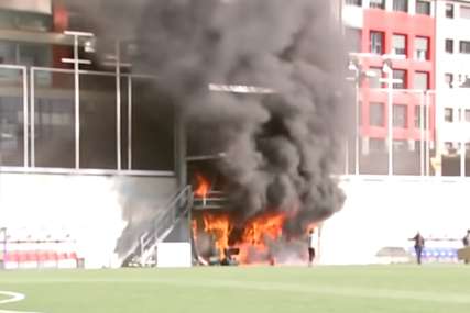 PLANULA VAR OPREMA Požar na stadionu u Andori, tragedija srećom izbjegnuta
