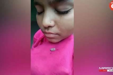 Umjesto suza, "kaplju" kamenčići: Svi u nevjerici gledaju kako plače ova djevojčica (VIDEO)