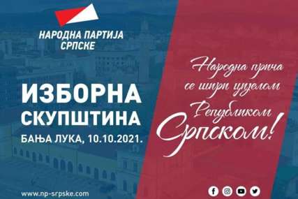 BIRA SE RUKOVODSTVO I PROGRAM Izborna skupština Narodne partije Srpske danas u Banjaluci