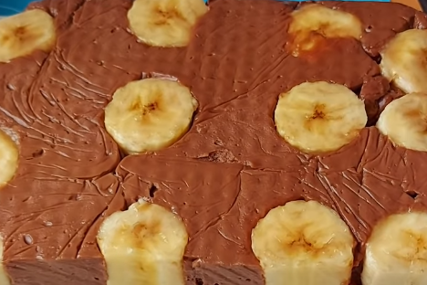 GOTOVA ZA 15 MINUTA Torta od banana i pudinga