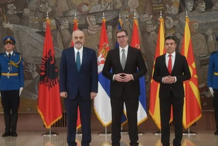 VUČIĆ DOČEKAO RAMU I DIMITROVA Počeli sastanci u okviru inicijative "Otvoreni Balkan"