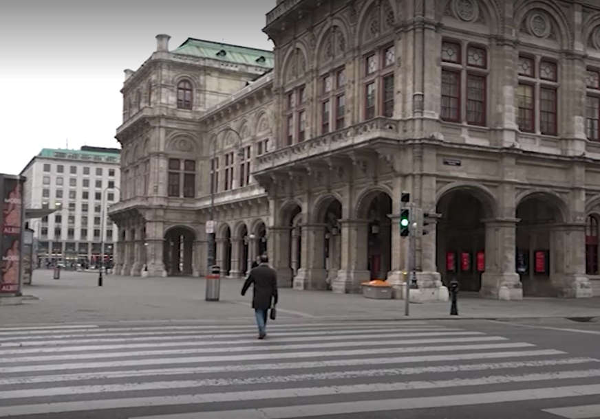 Lokdaun ispraznio ulice Beča "Ljudi su u strahu, kazne za kršenje mjera su velike"  (VIDEO)