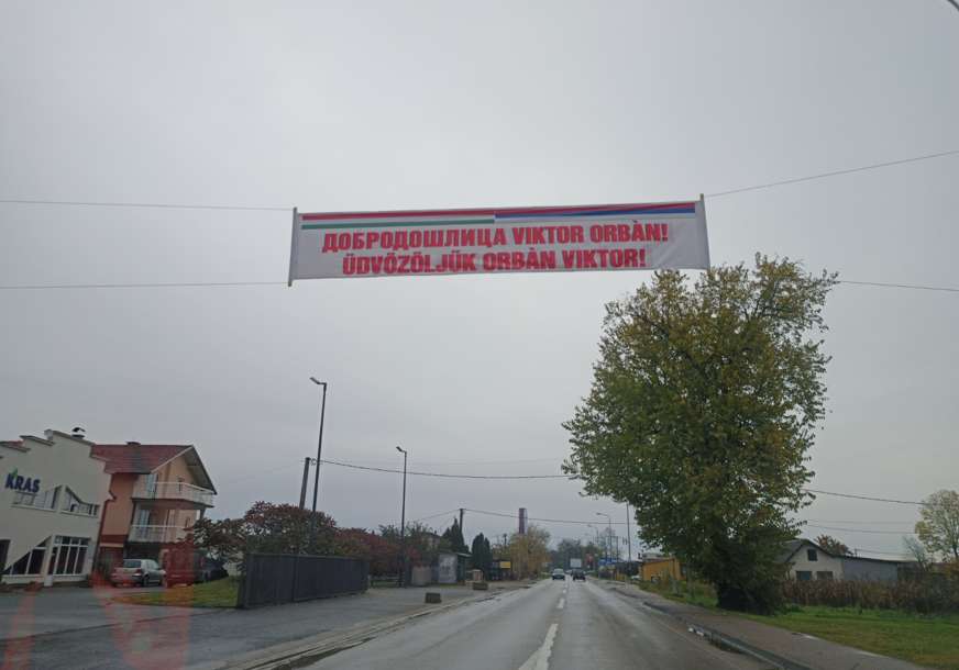 Dobrodošlica za Viktora Orbana: U Laktašima transparent za premijera Mađarske