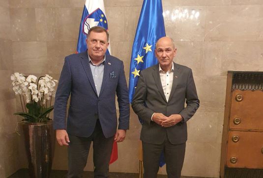 "Srpska za očuvanje Dejtona" Dodik se sastao sa premijerom Slovenije