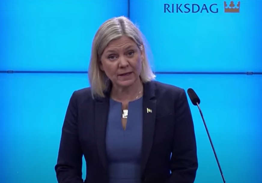 "NE PLANIRAMO U NATO" Premijerka Švedske poslala jasnu poruku