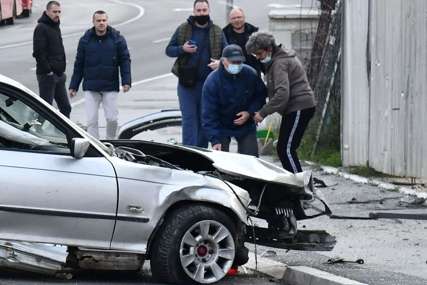 KO JE DIVLJAO BMW Rođaci uhapšenog tvrde da u trenutku stravične nesreće on nije bio za volanom