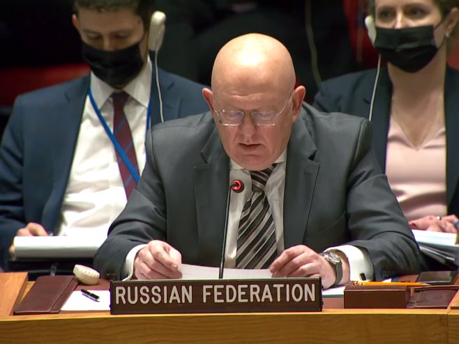 Nebenzja tvrdi "Moskva ne planira okupaciju Ukrajine, ruske snage ne predstavljaju prijetnju civilima"