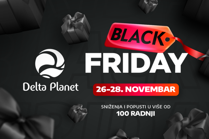 Sniženja do 60% u više od 100 radnji: Black Friday vikend u Delta Planetu!