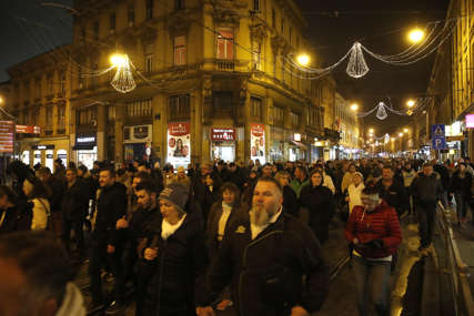 "BIJELI TIHI MARŠ" Na zagrebačkim protestima protiv kovid potvrda uhapšene dvije osobe