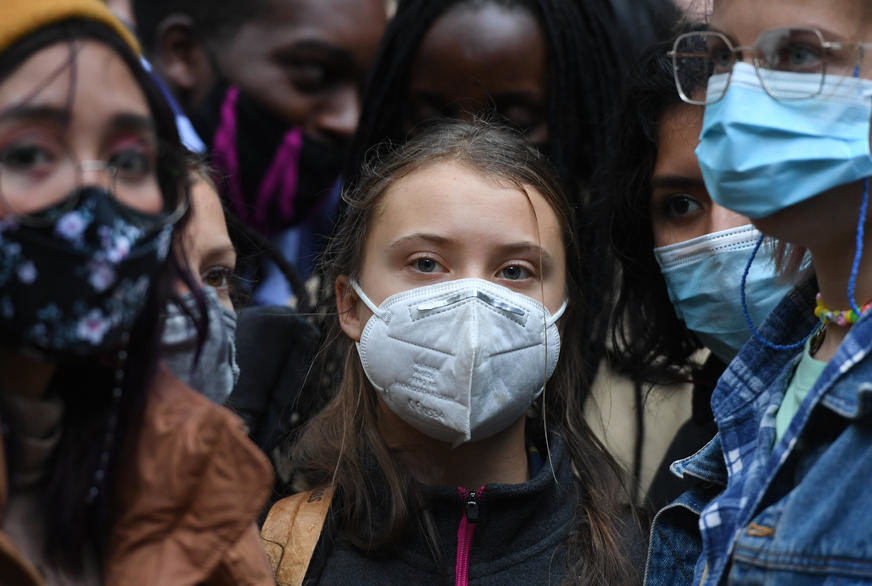"Štrajk za klimatsku pravdu" Greta Tunberg predvodi proteste u Glazgovu (FOTO)