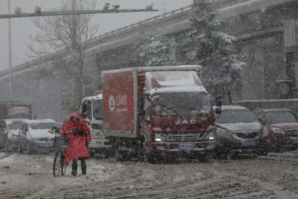 Narandžasto upozorenje zbog snijega: Hladni talas pogodio Kinu