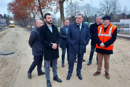 Dodik obišao radove u Prijedoru “Svi projekti su na dobrobit građana, zadovoljan sam urađenim”