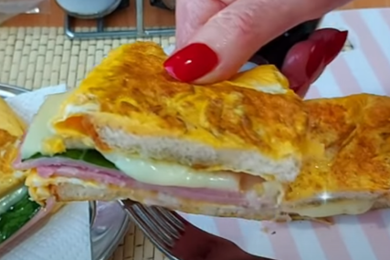 UKUSAN DORUČAK Omlet sendvič za dobar početak dana