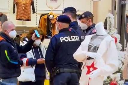 Policija patrolira u tržnom centru: Ko nema kovid potvrdu kod sebe plaća PAPRENU KAZNU (VIDEO)