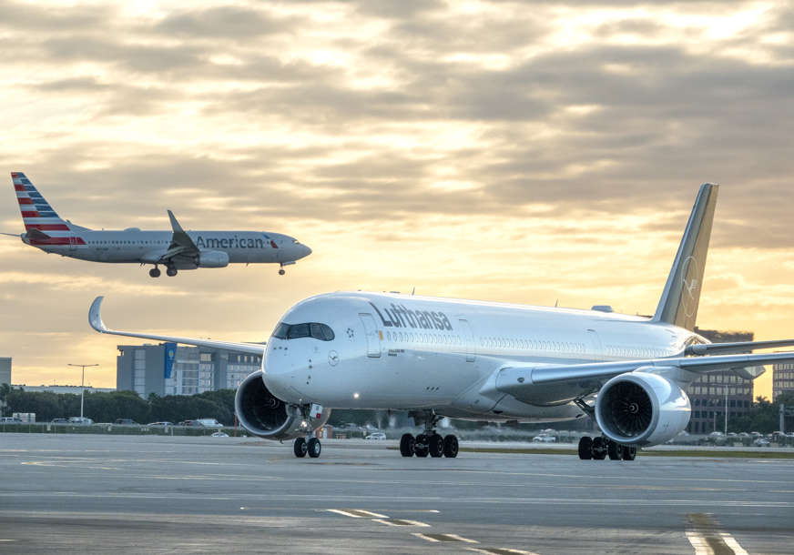 Evakuisan avion nakon prinudnog slijetanja: Zbog dobijene prijetnje u toku pretres letilice u Španiji
