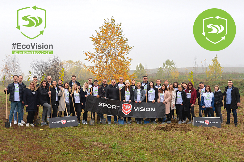 Sport Vision kompanija u akciji pošumljavanja: Prva aktivnost u okviru EcoVision projekta