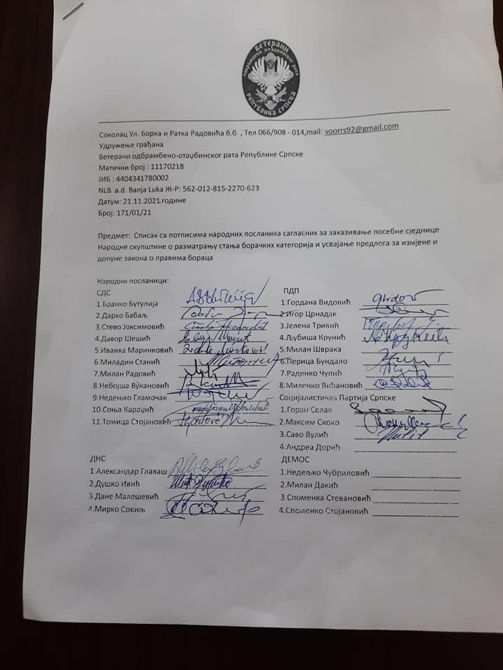 FOTO: PDP USTUPLJENA FOTOGRAFIJA