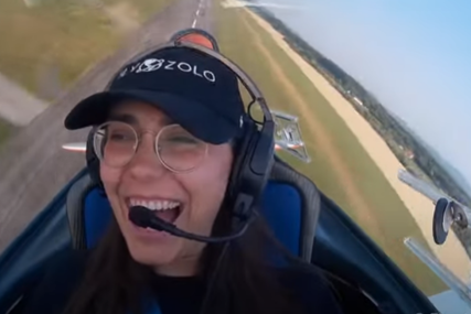 SAMO NAPRIJED Djevojka pokušava da obori rekord u letu oko svijeta (VIDEO)