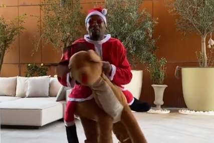 "PREVIŠE SE ZABAVLJAM" Evra šaljivo odglumio Djeda Mraza na Instagramu (VIDEO)