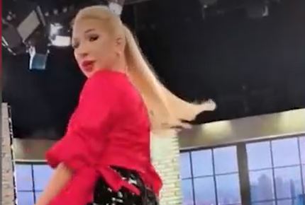 PRAVO RAZBUĐIVANJE Jovana Jeremić se utegla u lateks pantalone i zamiješala kukovima (VIDEO)