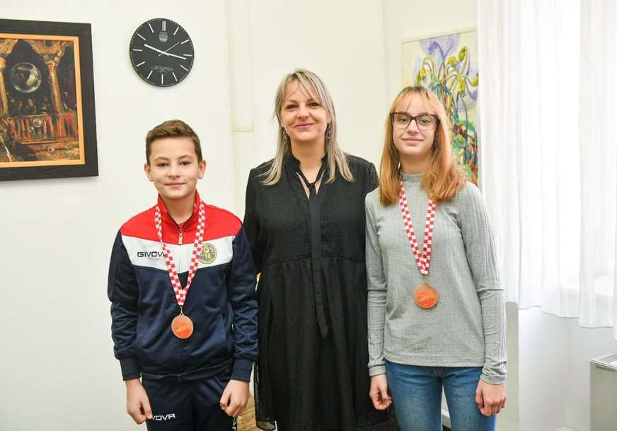 Prijem za mlade talentovane sportiste: Karatisti osvajači bronzane medalje na Balkanskom prvenstvu