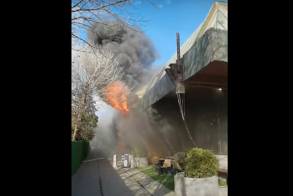 POŽAR U ROBNOJ KUĆI Vatra kulja, naređena evakuacija zaposlenih (VIDEO)