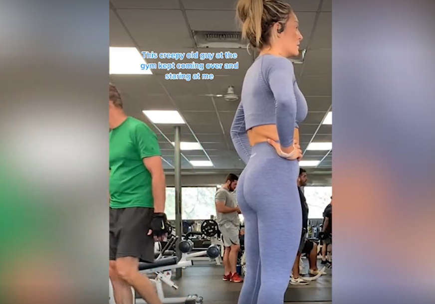 "Jezivi matorac je stalno buljio u mene" Fitnes instruktorka objavila snimak iz teretane (VIDEO)
