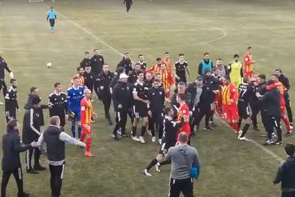 Objavljen snimak tuče fudbalera Čukaričkog i Alanije (VIDEO)