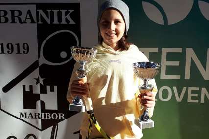 Mali teniski šampioni iz Gradiške: Una Grubešić pokorila Sloveniju (FOTO)
