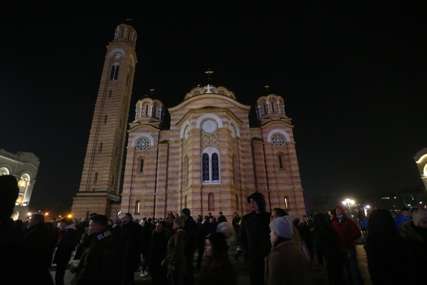Građani slavili uprkos hladnoći: Širom Srpske dočekana pravoslavna Nova godina (FOTO)