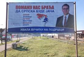 POBROJANI I PROJEKTI U Bijeljini postavljeni bilbordi zahvalnosti Vučiću (FOTO)