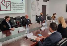"Mnogo oblasti za saradnju" Cvijanovićeva na sastanku sa predsjednikom Privredne komore Sjeverne Makedonije (FOTO)
