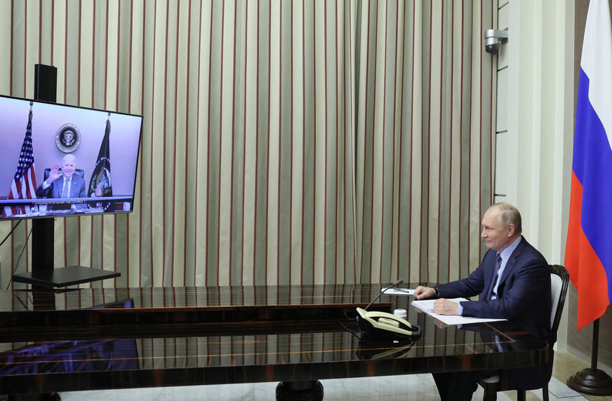 ZA SADA ISHOD NIJE POZNAT Završen razgovor Putina i Bajdena o situaciji u Ukrajini