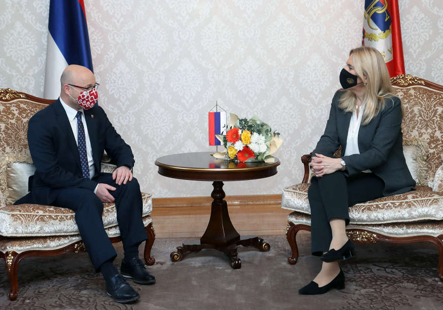 "Dosljedno poštovanje Dejtona uslov za stabilnost BiH" Cvijanovićeva razgovarala sa ambasadorom Slovačke