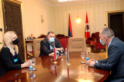 "Institucionalne veze na vrlo visokom nivou" Cvijanovićeva i Dodik razgovarali sa novim generalnim konzulom Srbije u Banjaluci