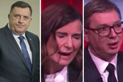"On je Dodik sa K" Ovako je Biljana Srbljanović  reagovala kad ju je Vučić ispravio (VIDEO)