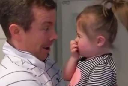 "Rasplakah se, ali ne od tuge" Sarajlija ima kćerkicu s Daunovim sindromom, podijelio je najslađi snimak tate i male princeze (VIDEO)