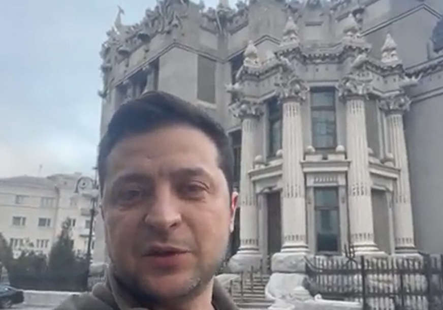 "Zelenski je otišao, snimak napravio ranije!" Ruske vlasti tvrde da je ukrajinski predsjednik napustio Kijev