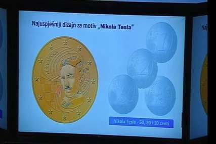 I TESLA NA NOVČIĆU Ovako će izgledati hrvatske kovanice evra i centa (VIDEO)
