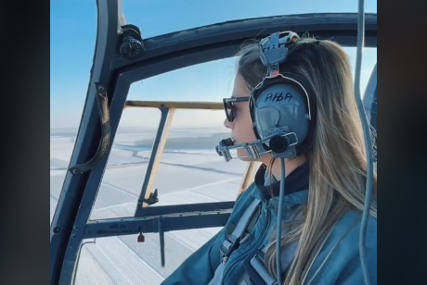 HELIKOPTEROM UPRAVLJA KAO OD ŠALE Lidija je maštala da patrolira nebom, a njen profil na Tik Toku danas izgleda kao dnevnik pilota (VIDEO)