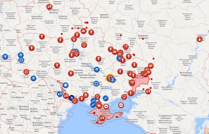 MAPA UKRAJINE Ove teritorije su zauzele Putinove snage (FOTO)