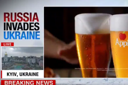 Razočarali su mnoge gledaoce: CNN pustio veselu reklamu tokom izvještavanja o Ukrajini (VIDEO)